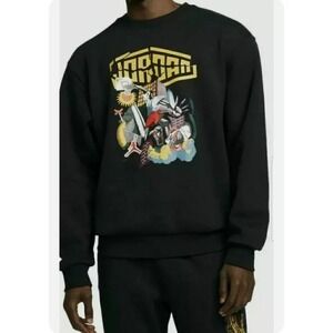Jordan Brand Crewneck Sweatshirt Mens XL Black Graphic Pullover DC9615-010